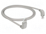 Patch cord | S/FTP | Cat 6 | Cu | 1m | LSZH | grey | 26AWG | halogen free