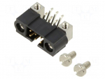 Connector: wire-wire/PCB | socket | male | PIN: 6 | Datamate J-Tek | SMT