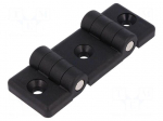 Hinge | Width: 99mm | technopolymer (PA) | black | H: 36mm