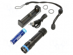 Torch: LED | IPX8 | 1000lm | L: 106mm | &Oslash;: 24.5mm | 7000K | diving