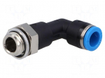Push-in fitting | threaded,angled 90&deg; | G 1/4" | outside