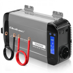 Puhas siinuslaine inverter | 12V-lt 230V-le | 1000/2000W | LCD | USB | USB-C | &Uuml;hildub LiFe