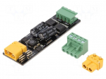 DC-motor driver | STM8S105,TLE5205 | PWM,analog | 3A | 7&divide;12V | 90x30mm