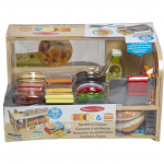 Spin Master Melissa & Doug - Slice & Stack Sandwich Counter, Play Kitchen