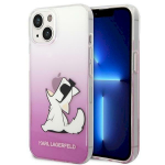 Karl Lagerfeld KLHCP14MCFNRCPI Hardcase for iPhone 14 Plus / 15 Plus 6,7" / pink