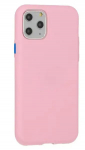 Fusion Solid Case Silikona Aizsargapvalks Priek&scaron; Apple iPhone 12 | 12 Pro Rozā