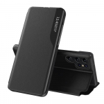 Eco Leather View grāmatveida maciņ&scaron; ar statīvu telefonam Samsung Galaxy S25 Ultra (S938) melns