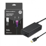 Qoltec strāvas adapteris klēpjdatoram Lenovo | 45W | 20V | 2.25A | Plāns uzgalis+kontakts | +strāvas kabelis