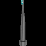 Wireless Tooth Brush, Grey, 3 Brush Heads, 1400mAh, Function: Soft, Clean, Massage, White, Sweep