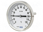Meter: temperature | analogue,bimetal | 0&divide;250&deg;C | Probe l: 160mm