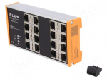 Industrial module: switch Ethernet | managed | Number of ports: 16