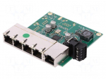Industrial module: switch Ethernet | unmanaged | 5&divide;30VDC | RJ45