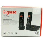 Gigaset C575A Duo juhtmevaba lauatelefon Black