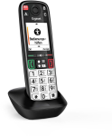 Lauatelefon Gigaset Gigaset EASY 500HX analoog/DECT K&otilde;neja tuvastus Black, Silver