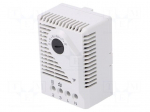 Sensor: thermostat | Contacts: SPDT | 10A | 120VAC | IP20 | Mounting: DIN