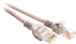 PATCHCORD SKRĘTKA GETFORT CAT.6 UTP 1m szary