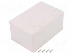 Enclosure: multipurpose | X: 80mm | Y: 120mm | Z: 59mm | 1591S | ABS | grey