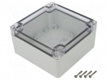 Enclosure: multipurpose | X: 120mm | Y: 120mm | Z: 60mm | ZP | light grey