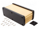 Enclosure: multipurpose | X: 177.6mm | Y: 89mm | Z: 61.1mm | aluminium