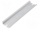 DIN rail | steel | W: 35mm | L: 140mm | TA1912,TA2016,AB163610