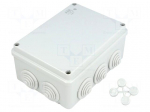 Enclosure: junction box | X: 108mm | Y: 151mm | Z: 66mm | wall mount