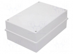 Enclosure: junction box | X: 214mm | Y: 303mm | Z: 123mm | ABS | IP55