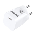 Adapter NoName  BWOO CDA155 PD wall charger 1x USB-C port 1A 20W white