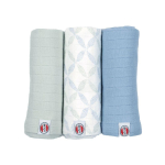 Another product iLike  Jaunums! Lodger Swadler Solid Matcha kokvilnas autiņ&scaron; Peppermint  70x70 cm  3gab. SWM 104