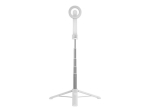 Selfie stick fixed  | Selfie stick with tripod | MagSnap | Bluetooth | White | 72 cm | Aluminum alloy, ABS, PC | 170 g