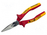Pliers | insulated,flat | for voltage works | 160mm | 1kVAC