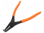 Pliers | for circlip | external | 19&divide;60mm | Pliers len: 180mm | angular