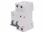 Circuit breaker | 400VAC | Inom: 6A | Poles: 2 | DIN | Charact: C | 6kA