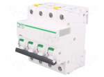 Circuit breaker | 400VAC | Inom: 63A | Poles: 4 | DIN | Charact: C | 6kA