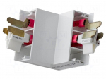Angle external connector | Colour: white