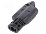 Connector: solar | male | "-" marking | 2.5&divide;6mm2 | with contacts | plug