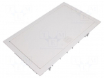 Enclosure: for modular components | IP30 | white | No.of mod: 36