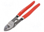Pliers | cutting | Pliers len: 240mm | Cut: without chamfer | 8mm2