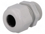 Gland | M20 | IP68 | 6&divide;12mm | Mat: thermoplastic | grey