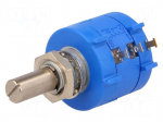 Potentiometer: shaft | multiturn | 1k&Omega; | 2W | &plusmn;5% | 6.35mm | linear | IP40