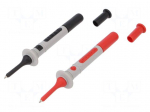 Test probe | 15A | red and black | Socket size: 4mm