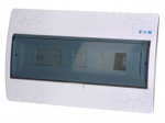Enclosure: for modular components | IP40 | white | No.of mod: 18