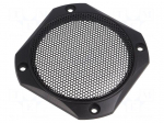 Loudspeaker grille | 82x82x6mm | Mat: polycarbonate
