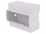 Enclosure: for computer | Raspberry Pi 3 B | ABS | grey | X: 106.3mm