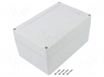 Enclosure: multipurpose | X: 120mm | Y: 180mm | Z: 90mm | ZP | ABS | IK07