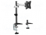 Monitor holder | 8kg | Size: 13"-27" | for one monitor | 246mm