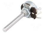 Potentiometer: shaft | single turn | 250&Omega; | 4W | &plusmn;10% | 6mm | wirewound