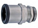 Straight terminal connector | Thread: metric,outside | brass | IP68