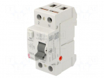 RCD breaker | Inom: 25A | Ires: 30mA | Poles: 2 | 230V,400V | IP20 | EFI