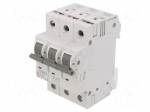 Circuit breaker | 230/400VAC | Inom: 10A | Poles: 3 | Charact: C | 6kA