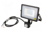 Lamp: LED flood light | 20W | 220/240VAC | white cold | 100&deg; | 6400K